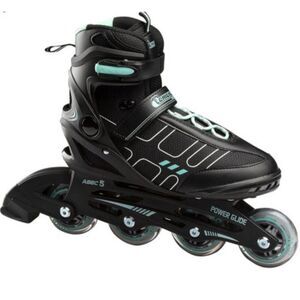 Chicago Skates Black Blue Roller Blades Abec 5 Womens Size 7